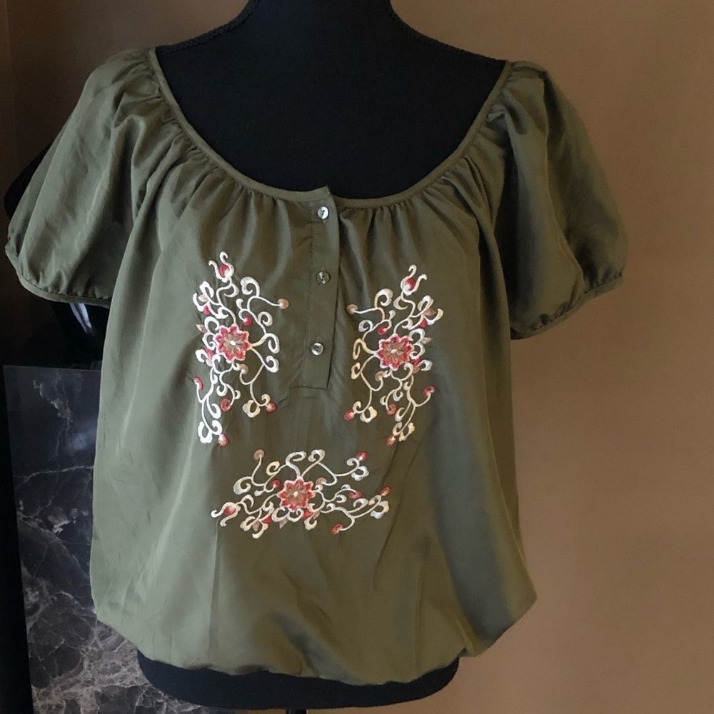 Ann Taylor LOFT Pheasant Blouse